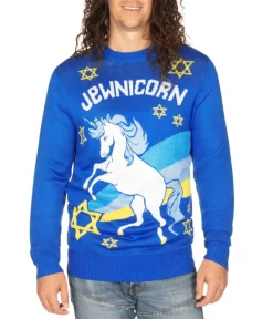 Tipsy Elves Men's Jewnicorn Sweater Sale
