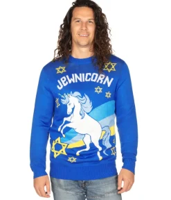 Tipsy Elves Men's Jewnicorn Sweater Sale