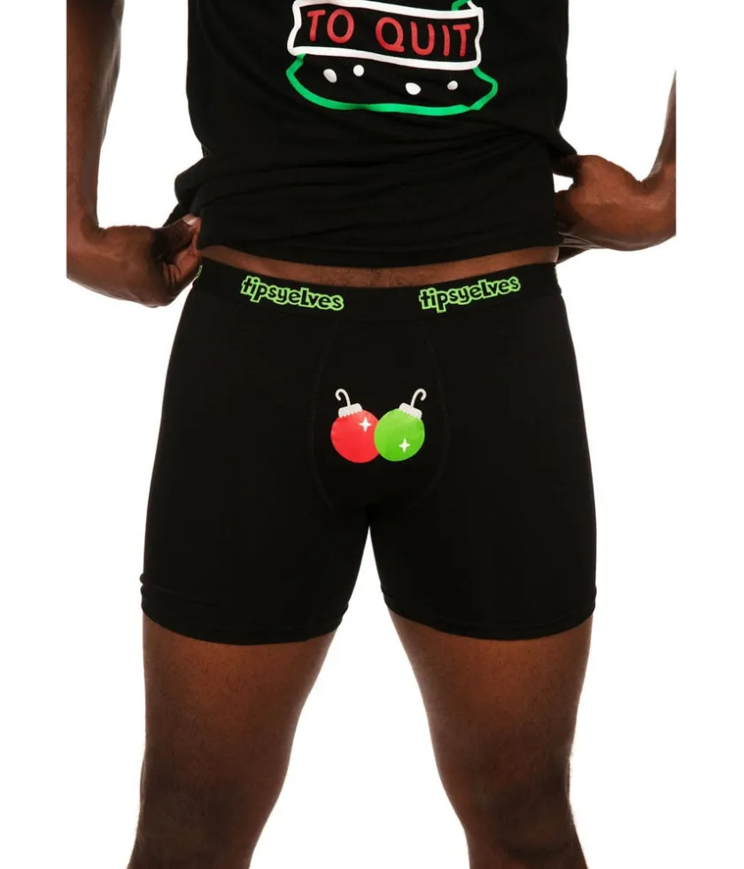 Tipsy Elves Men's Jingle Bells Boxer Briefs Best