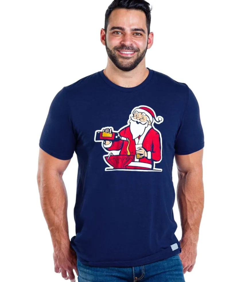 Tipsy Elves Men's Jingle Juice Santa Tee Online