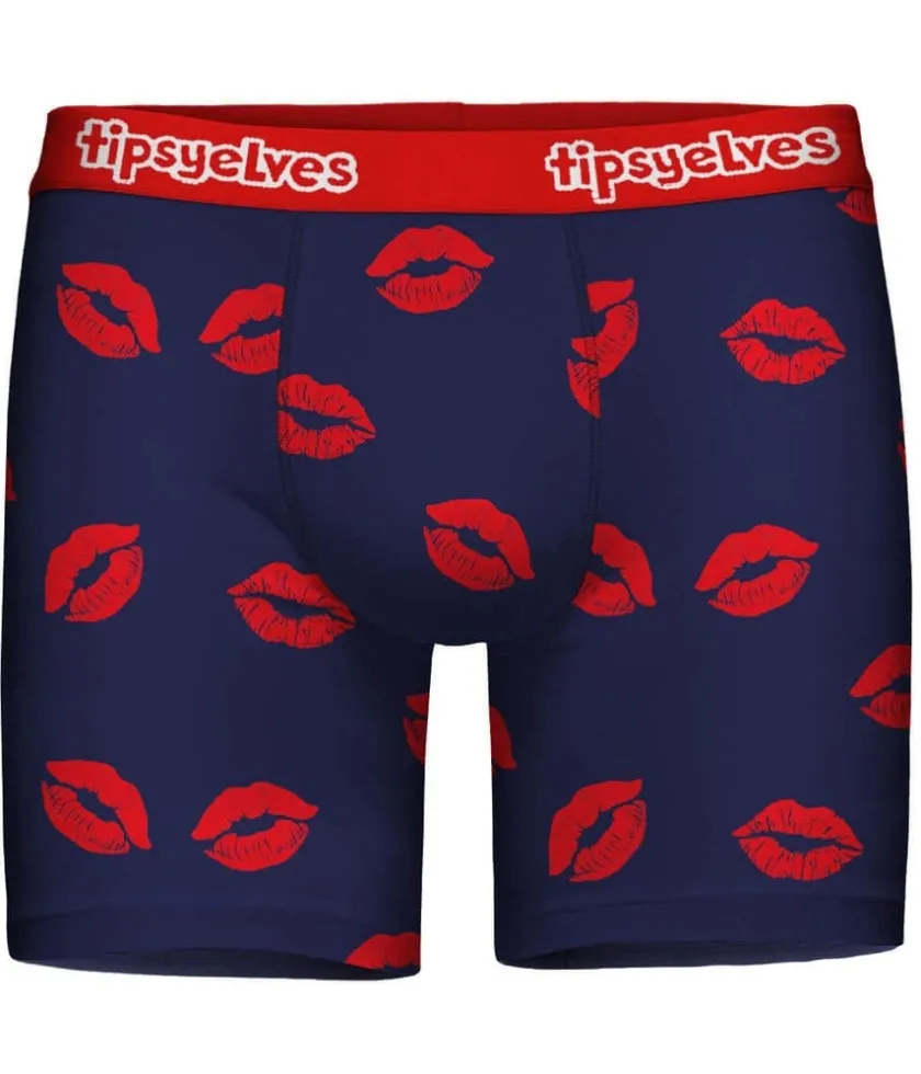 Tipsy Elves Men's Kissing Bandit Boxer Briefs