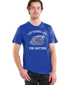 Tipsy Elves Men's Leftovers Are For Quitters Tee New