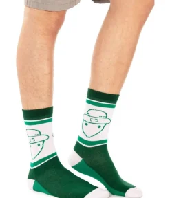 Tipsy Elves Men's Leprechaun Sketch Socks (Fits Sizes 8-11M) Discount