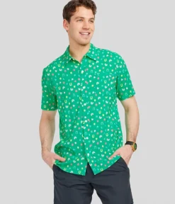 Tipsy Elves Men's Lucky Charmer Button Down Shirt Online