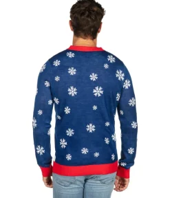 Tipsy Elves Men's Melting Snowman Ugly Christmas Sweater Outlet