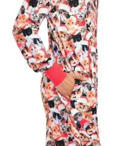 Tipsy Elves Men's Meowy Catmus Jumpsuit New
