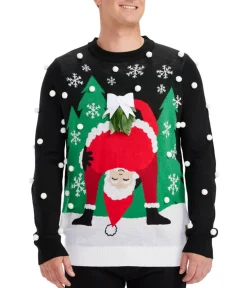 Tipsy Elves Men's Mistletease Ugly Christmas Sweater Discount