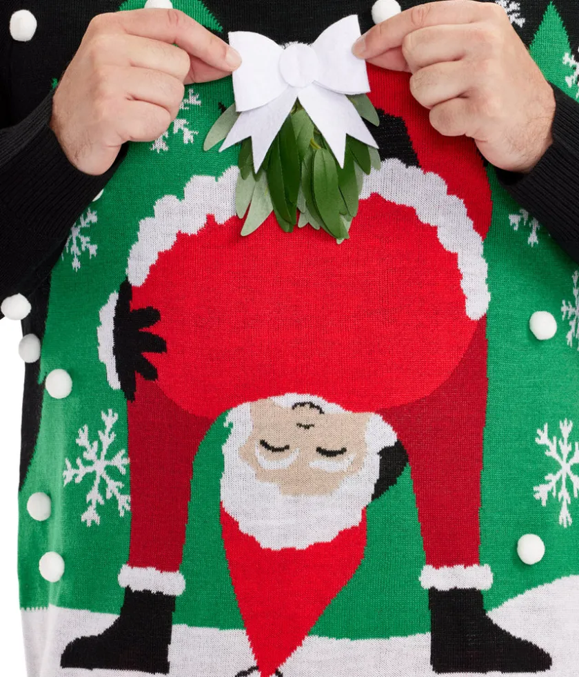 Tipsy Elves Men's Mistletease Ugly Christmas Sweater Discount