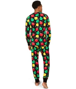 Tipsy Elves Men's Ornaments Pajama Set New