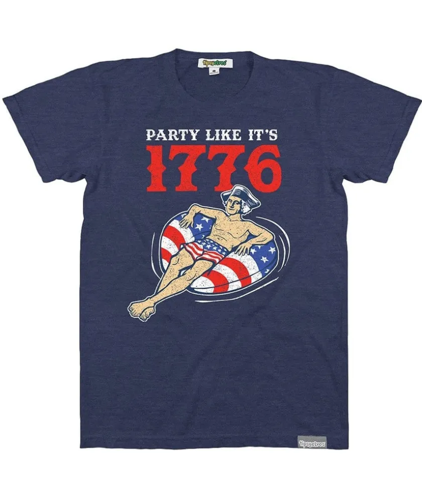 Tipsy Elves Men's Party Like It's 1776 Tee Best