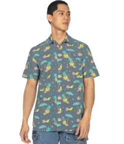 Tipsy Elves Men's Peace Out Pineapple Hawaiian Shirt Outlet