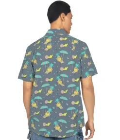Tipsy Elves Men's Peace Out Pineapple Hawaiian Shirt Outlet