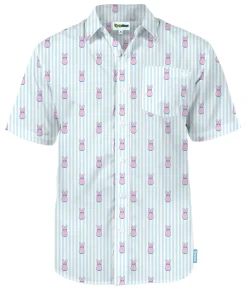 Tipsy Elves Men's PEEPS® Shady Lil' Sugar Button Down Shirt Best