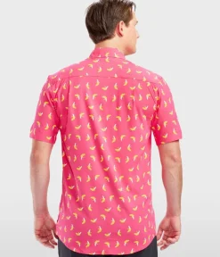 Tipsy Elves Men's Pink Banana Hawaiian Shirt Online
