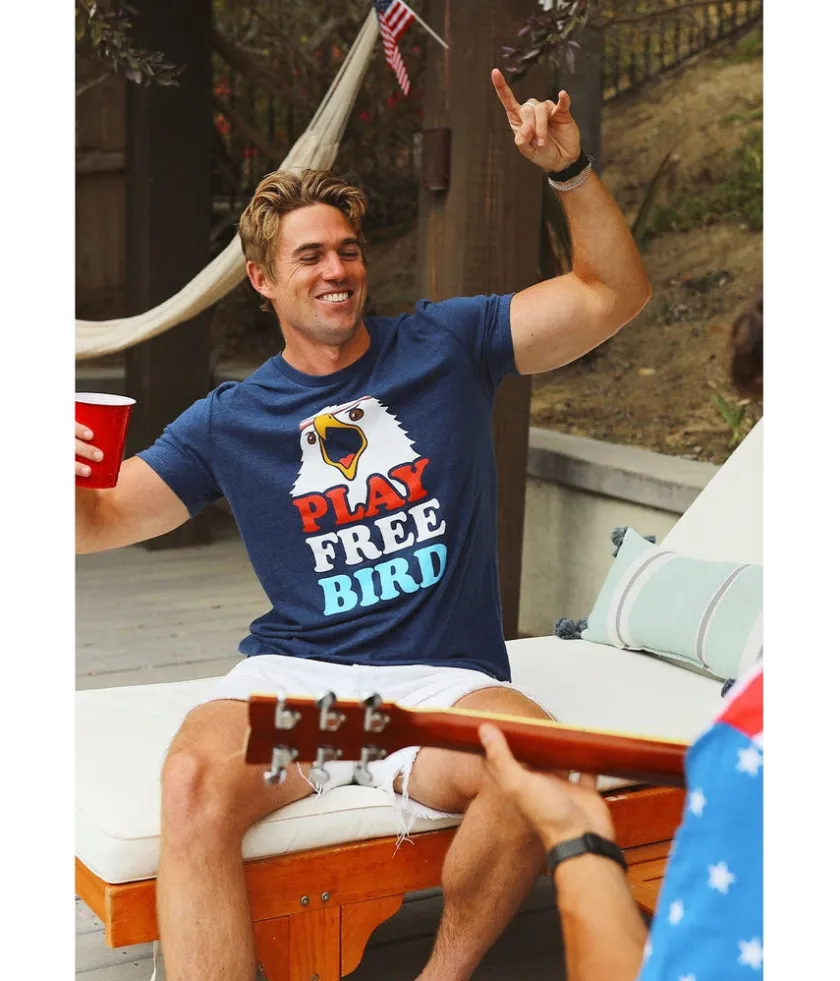 Tipsy Elves Men's Play Free Bird Tee Online