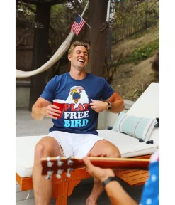 Tipsy Elves Men's Play Free Bird Tee Online