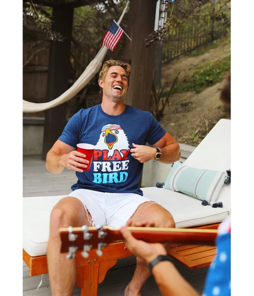 Tipsy Elves Men's Play Free Bird Tee Online