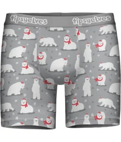 Tipsy Elves Men's Polar Bear Boxer Briefs Clearance