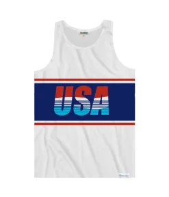 Tipsy Elves Men's Retro Patriotic Tank Clearance