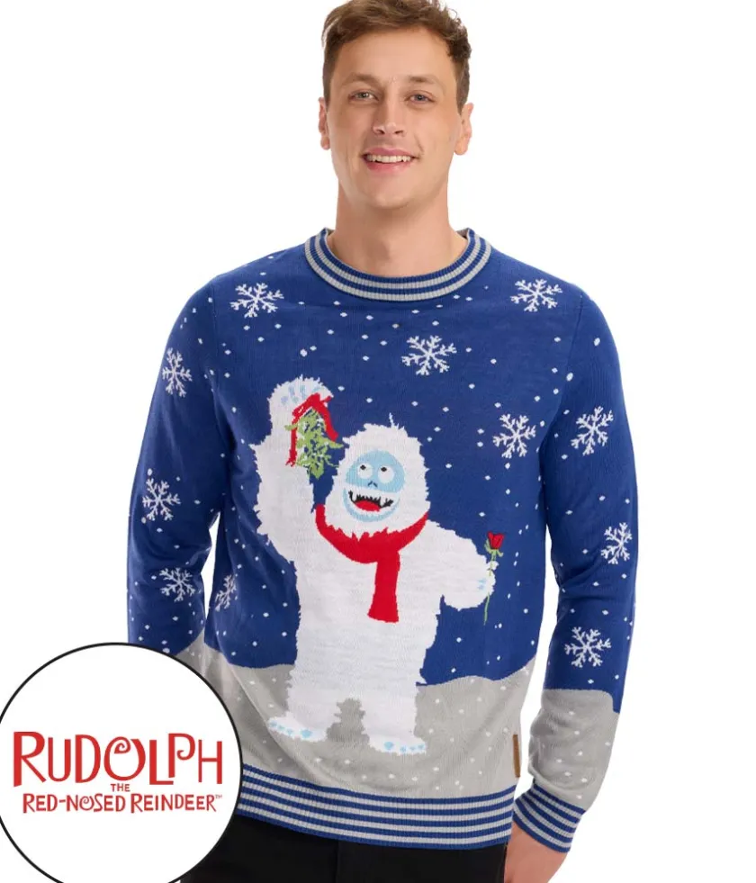Tipsy Elves Men's Romantic Bumble Ugly Christmas Sweater