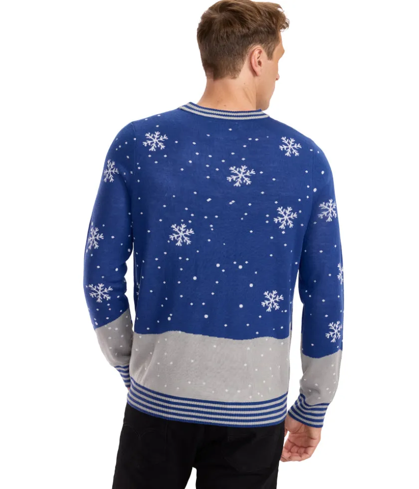 Tipsy Elves Men's Romantic Bumble Ugly Christmas Sweater