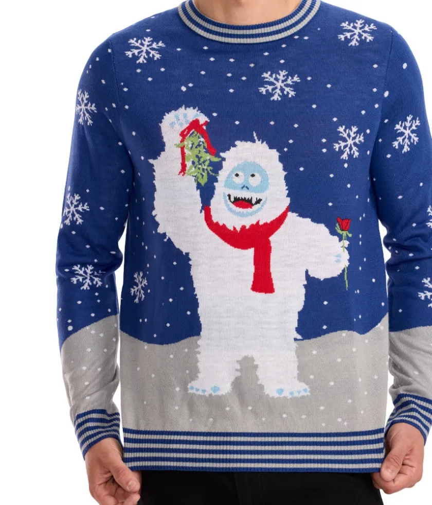 Tipsy Elves Men's Romantic Bumble Ugly Christmas Sweater