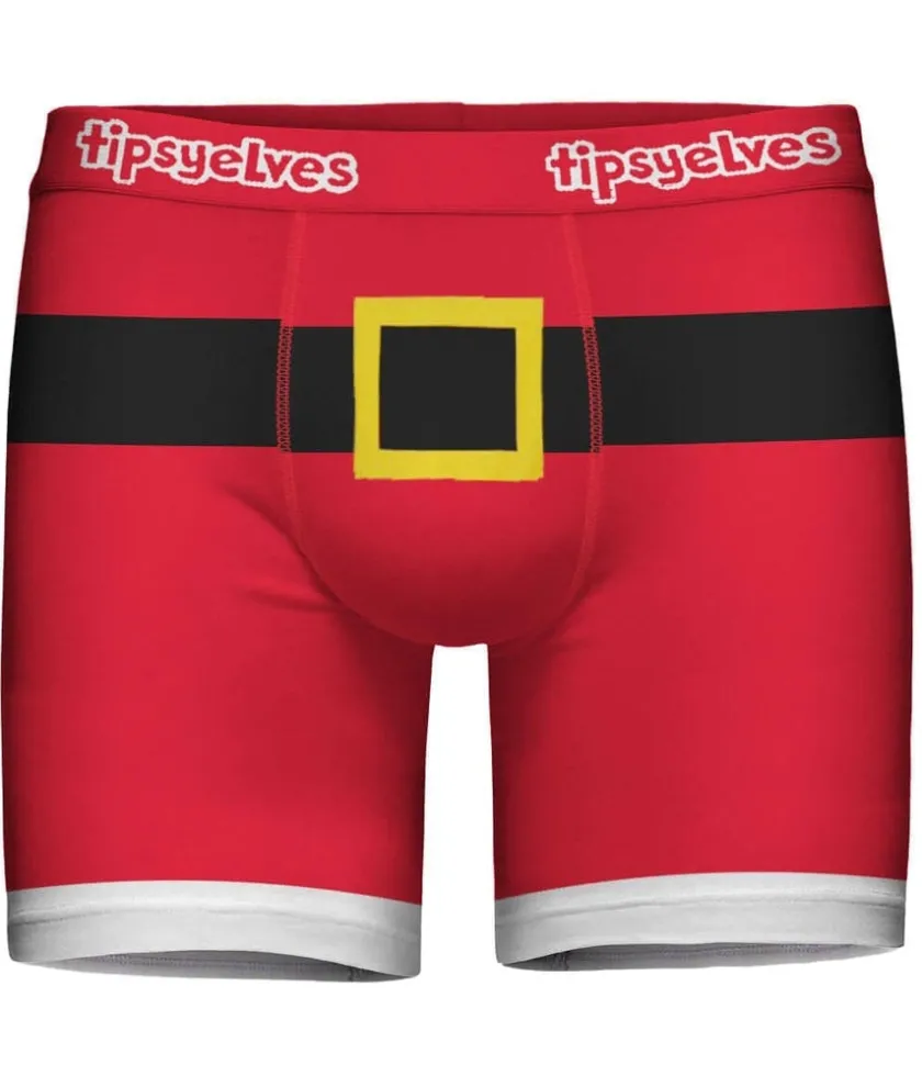 Tipsy Elves Men's Santa Boxer Briefs Online