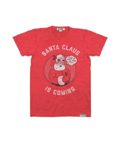 Tipsy Elves Men's Santa Claus is Coming Tee Hot