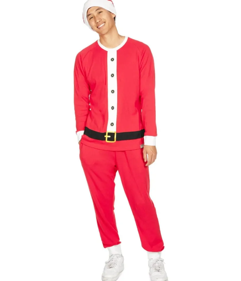 Tipsy Elves Men's Santa Claus Pajama Set