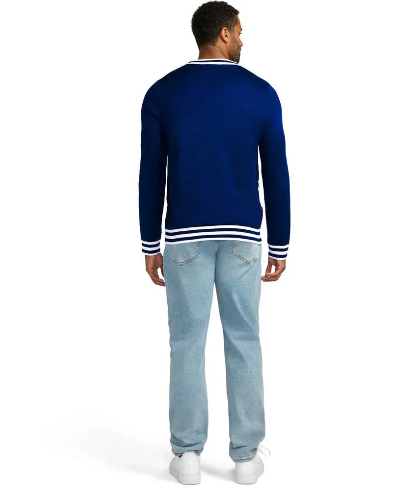 Tipsy Elves Men's Santa's Log on the Fire Ugly Christmas Sweater New