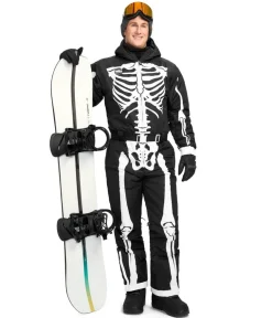 Tipsy Elves Men's Skeleton Snow Suit Clearance