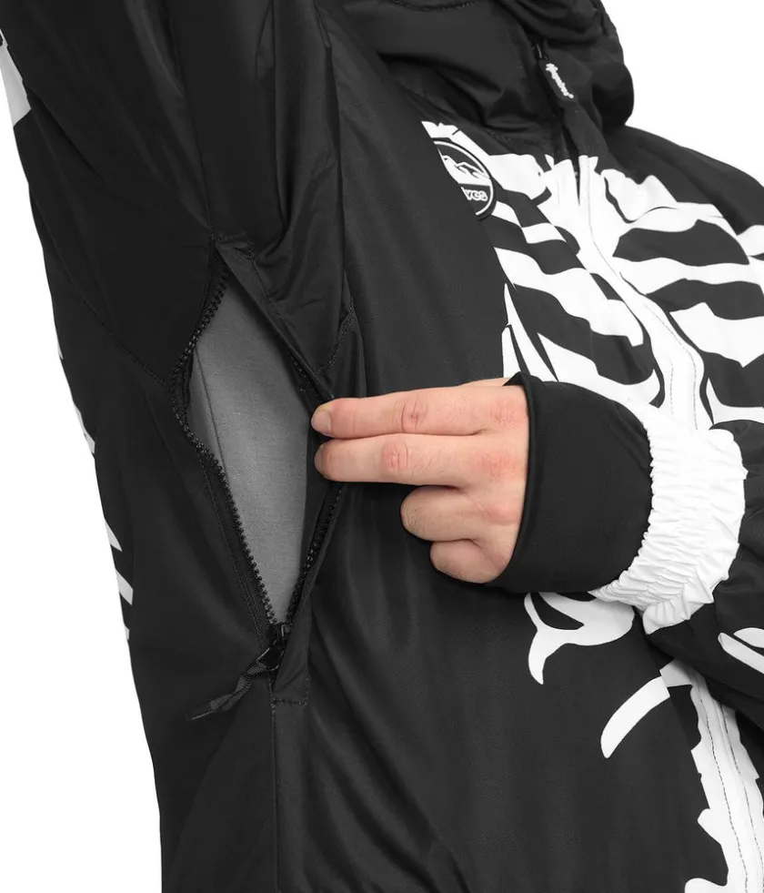 Tipsy Elves Men's Skeleton Snow Suit Clearance