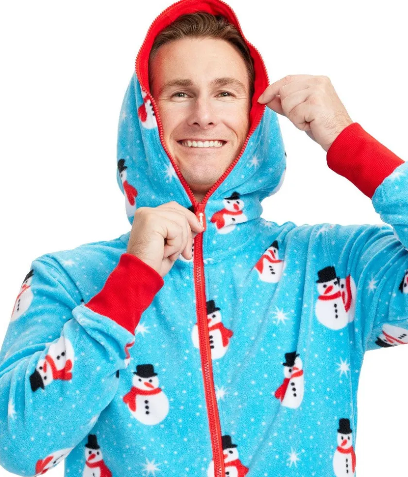 Tipsy Elves Men's Snowman Is An Island Jumpsuit