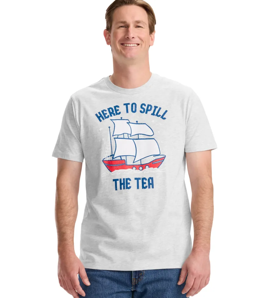 Tipsy Elves Men's Spill the Tea Tee Outlet