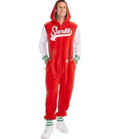 Tipsy Elves Men's Sporty Santa Jumpsuit Discount