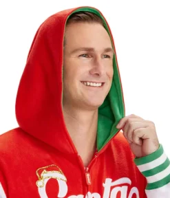 Tipsy Elves Men's Sporty Santa Jumpsuit Discount