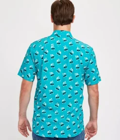 Tipsy Elves Men's Sunny Bunny Button Down Shirt