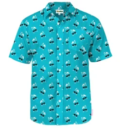 Tipsy Elves Men's Sunny Bunny Button Down Shirt