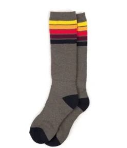 Tipsy Elves Men's Sunset Slopes Performance Ski Socks (Fits Sizes 8-11M) Hot