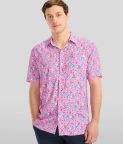 Tipsy Elves Men's Taco Gato Hawaiian Shirt Outlet