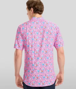 Tipsy Elves Men's Taco Gato Hawaiian Shirt Outlet