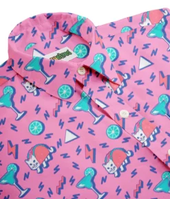 Tipsy Elves Men's Taco Gato Hawaiian Shirt Outlet