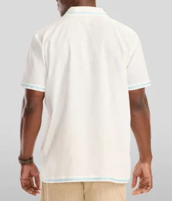 Tipsy Elves Men's Tequilin' Time Linen Cabana Shirt Hot