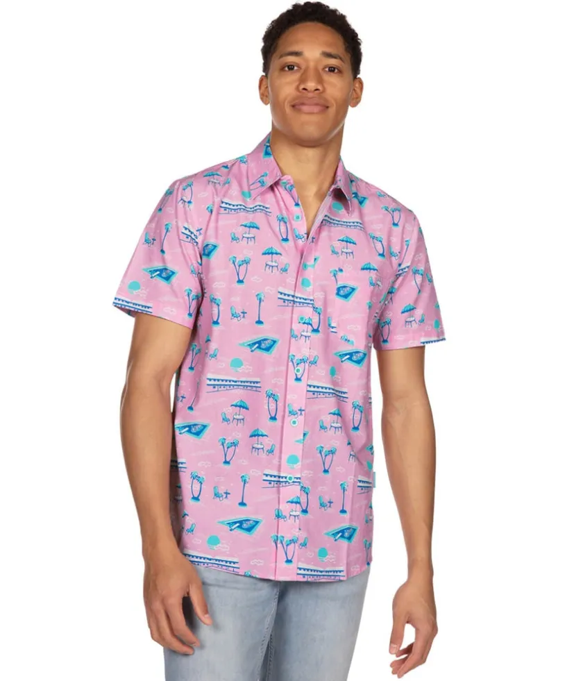 Tipsy Elves Men's Treading Tiger Hawaiian Shirt Best