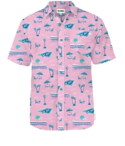 Tipsy Elves Men's Treading Tiger Hawaiian Shirt Best