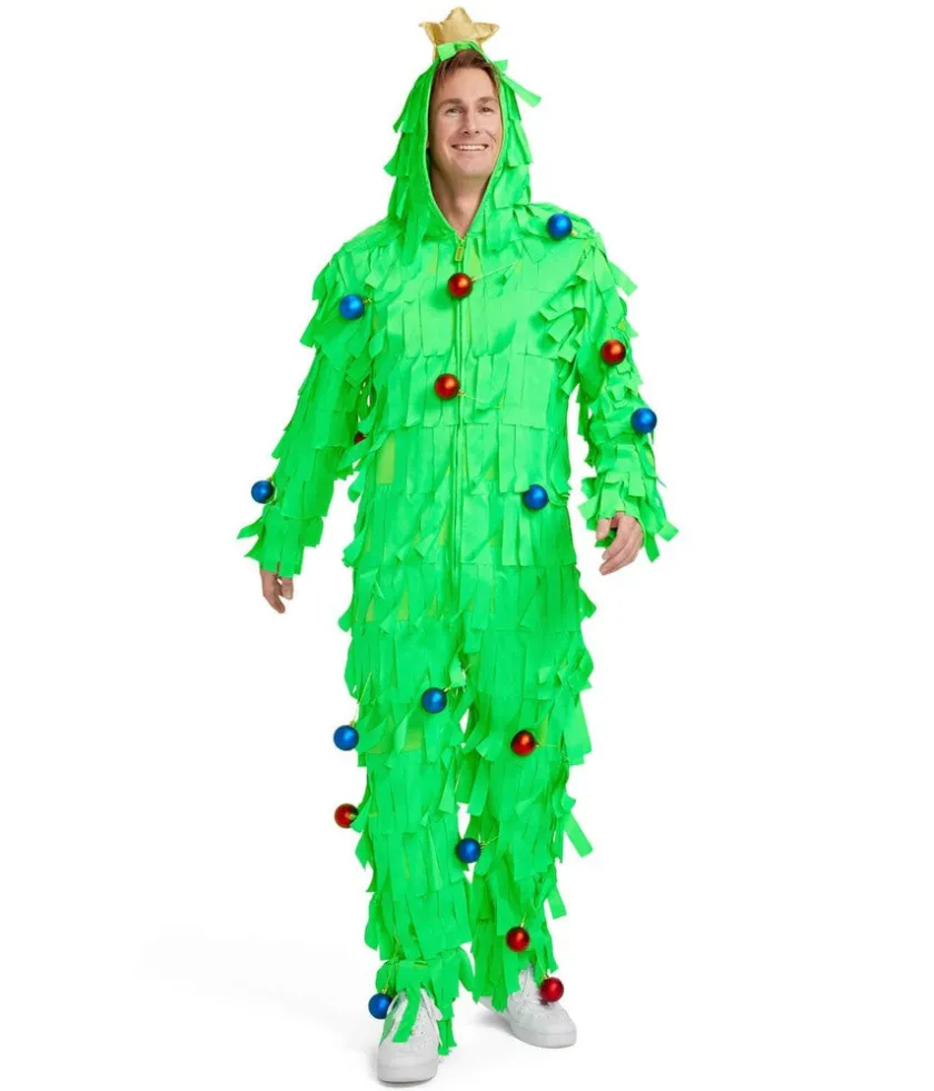 Tipsy Elves Men's Tree Time Jumpsuit Best