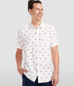 Tipsy Elves Men's USA Grand Ol' Flag Button Down Shirt Discount