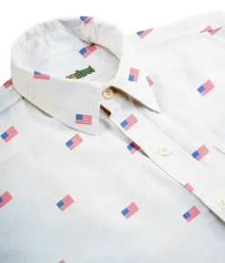 Tipsy Elves Men's USA Grand Ol' Flag Button Down Shirt Discount