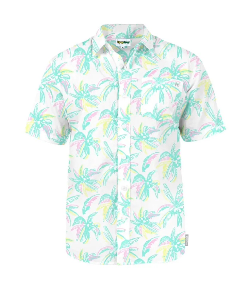 Tipsy Elves Men's Vibrant Vacation Hawaiian Shirt