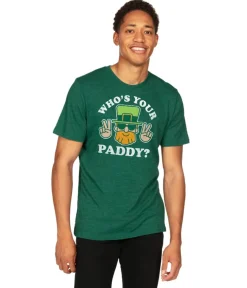 Tipsy Elves Men's Who's Your Paddy Tee Clearance